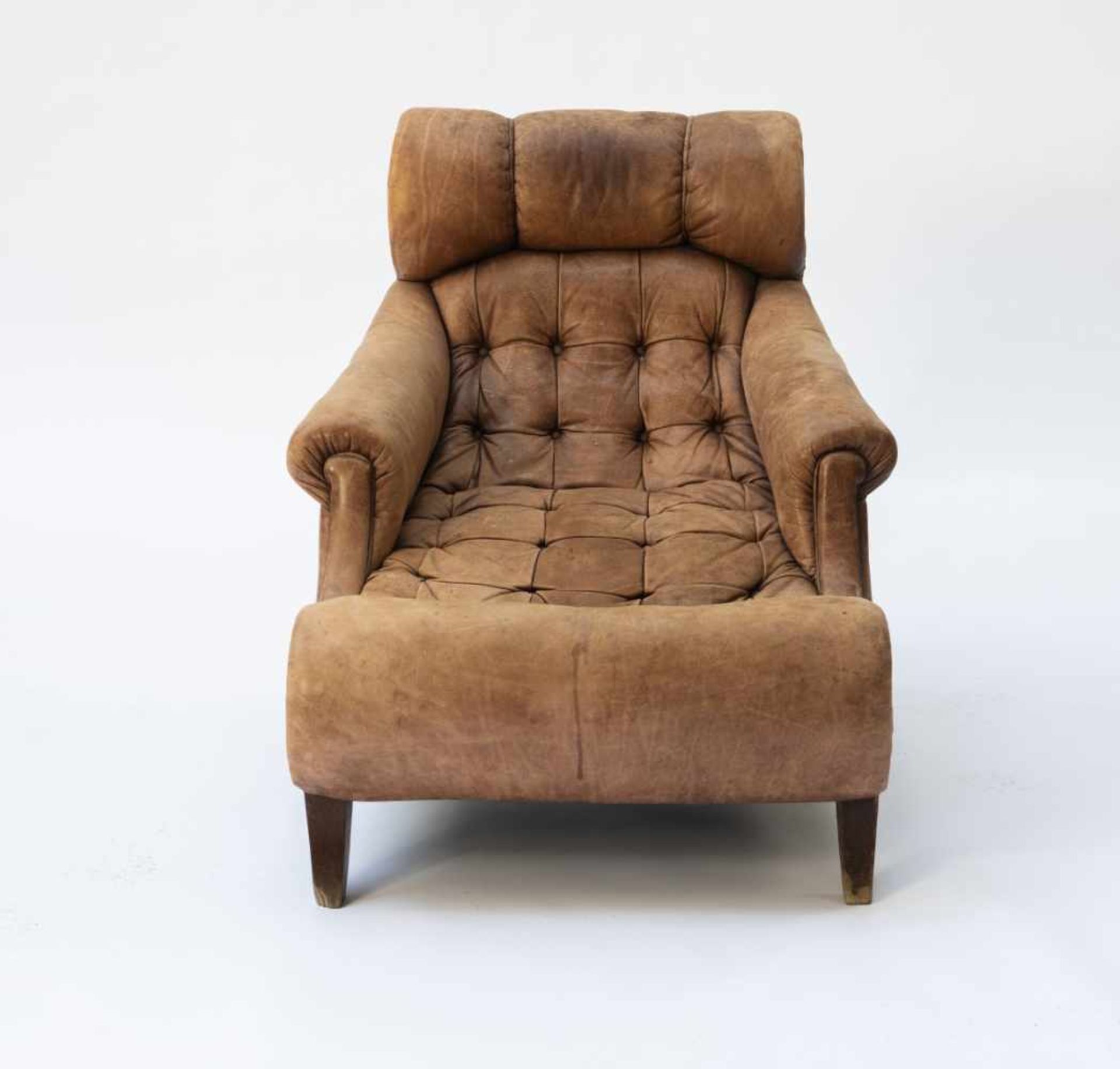 Adolf Loos (used by), 'Knieschwimmer' armchair, 1901'Knieschwimmer' armchair, 1901H. 84 cm, 76 x 108 - Bild 5 aus 10