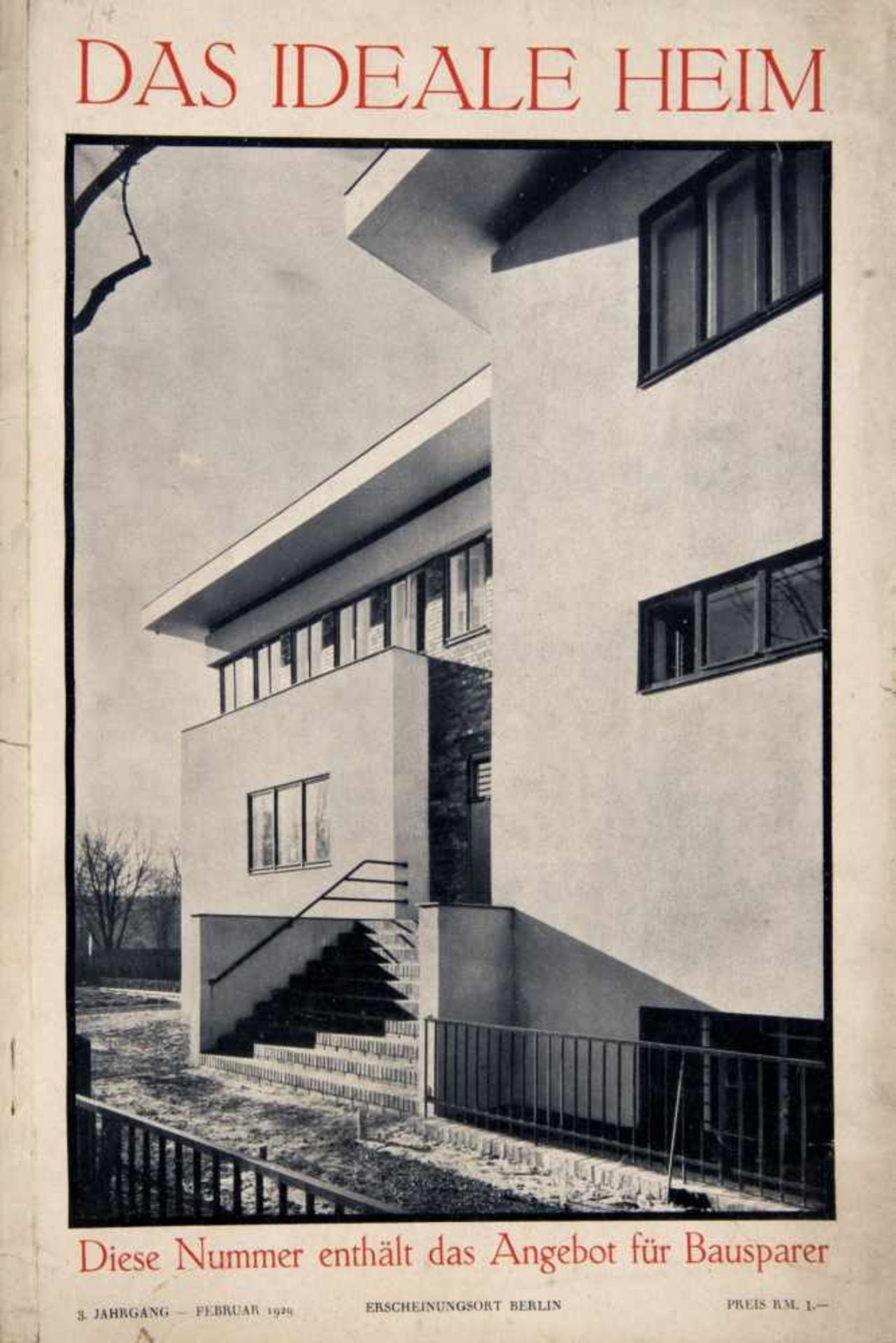 Fritz Hellwag, Das ideale Heim, 1927-29Das ideale Heim, 1927-297 magazines. Fritz Hellwag (ed.), Das - Bild 7 aus 7