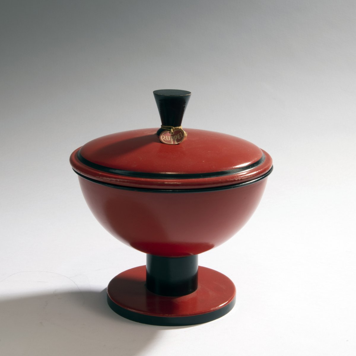 Marianne Brandt, Lid box, 1929Lid box, 1929H. 20.2 cm, D. 19 cm. Made by Ruppelwerk, Gotha. Sheet - Image 2 of 4