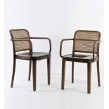 Josef Hoffmann, Two armchairs 'A811/1F', c. 1930Two armchairs 'A811/1F', c. 1930H. 80.5 x 50 x 55.