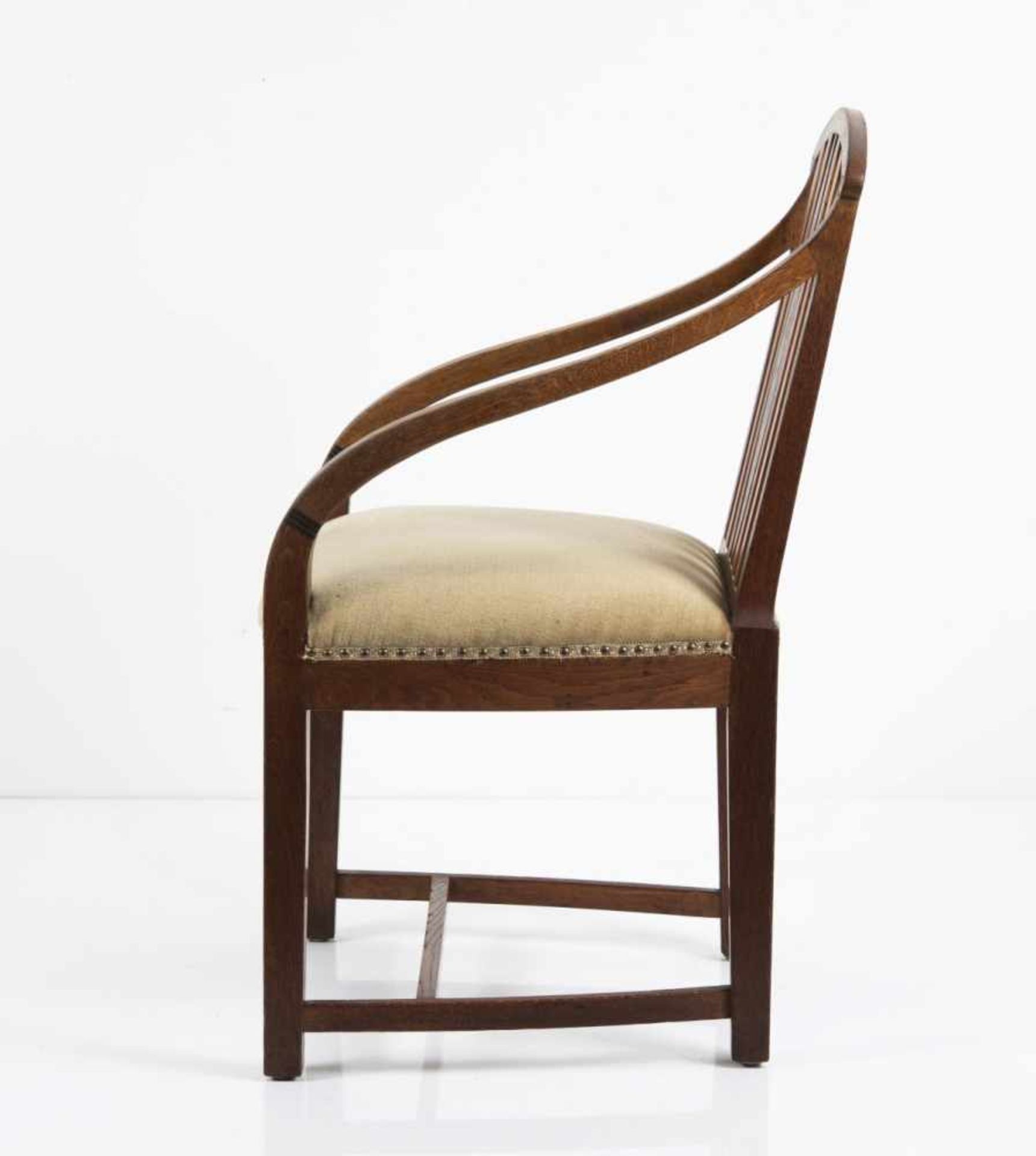 Bruno Paul, Armchair, model for the artist's first Berlin apartment, 1907Armchair, model for the - Bild 6 aus 9