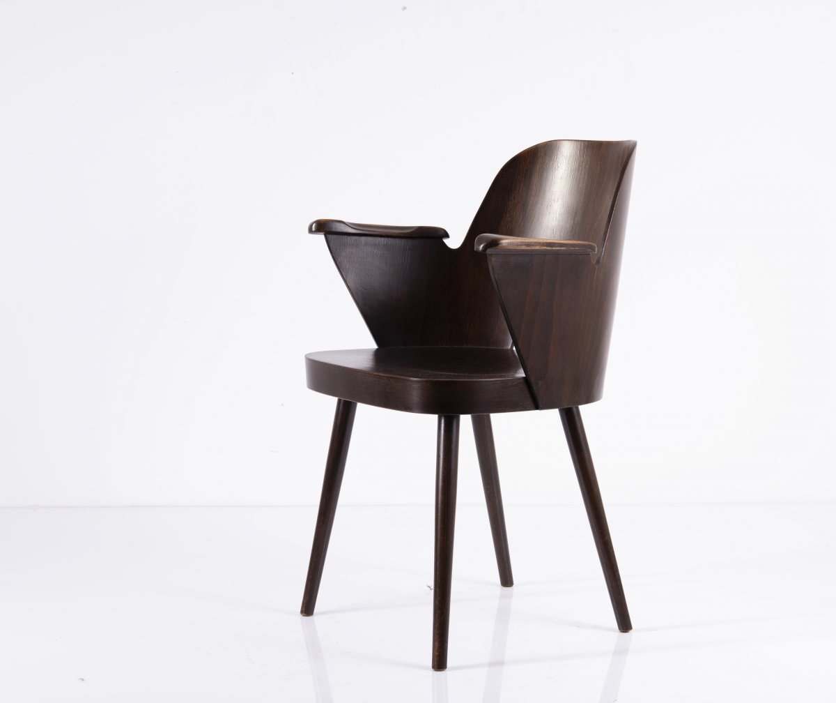 Oswald Haerdtl, Chair '1515', 1954Chair '1515', 1954H. 82 x 52 x 62 cm. Made by TON, Bystrice, - Image 6 of 12