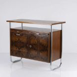 Jindrich Halabala, Bar cabinet, 1930sBar cabinet, 1930sH. 76.5 x 90 x 43 cm. Made by Spojené UP