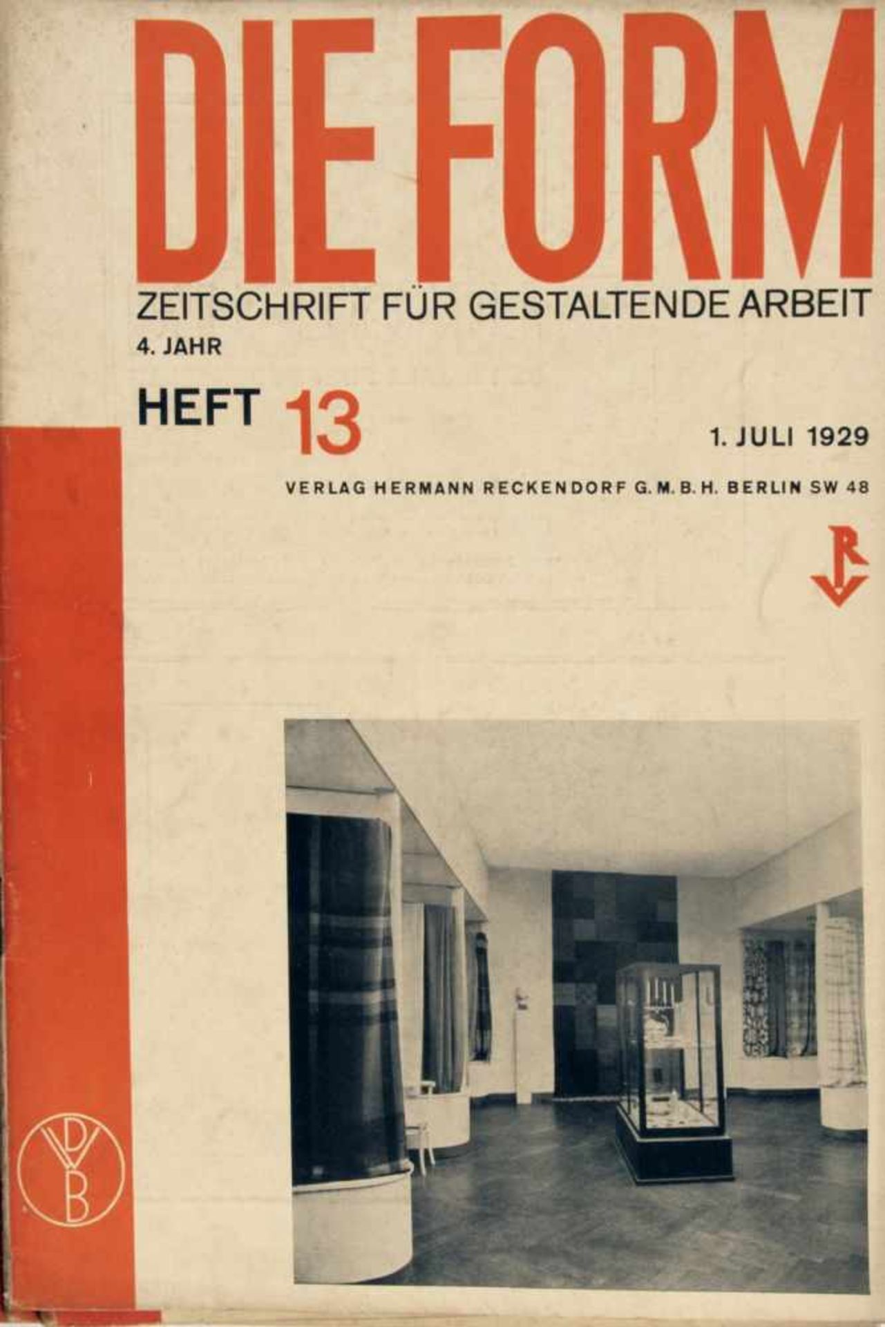 Deutscher Werkbund , Die Form 1929-31Die Form 1929-3125 magazines. Deutscher Werkbund (ed.), Die - Bild 3 aus 20