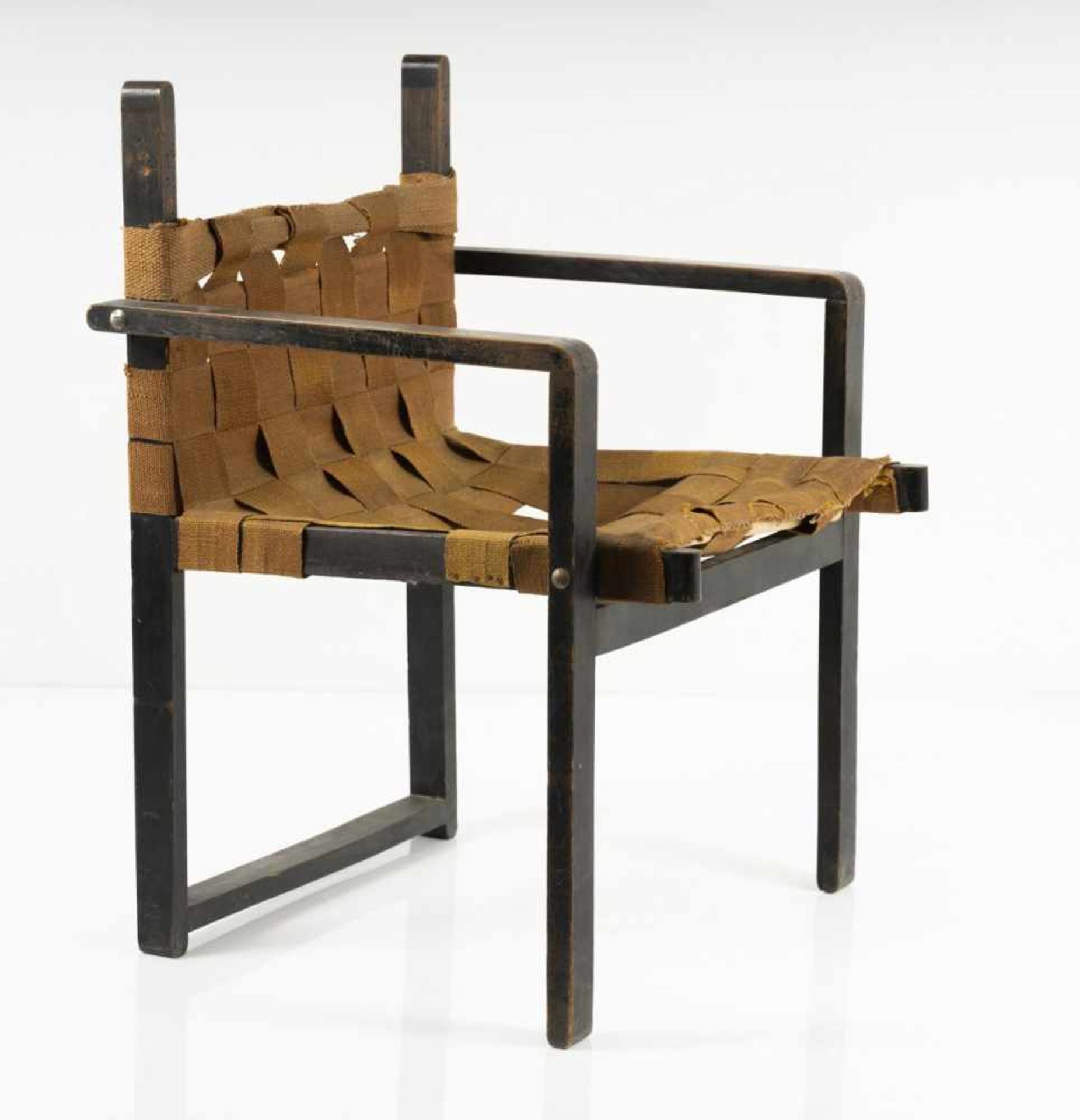 Bauhaus (surroundings of), Crate chair, c. 1925Crate chair, c. 1925H. 81 x 63.2 x 60 cm; wooden