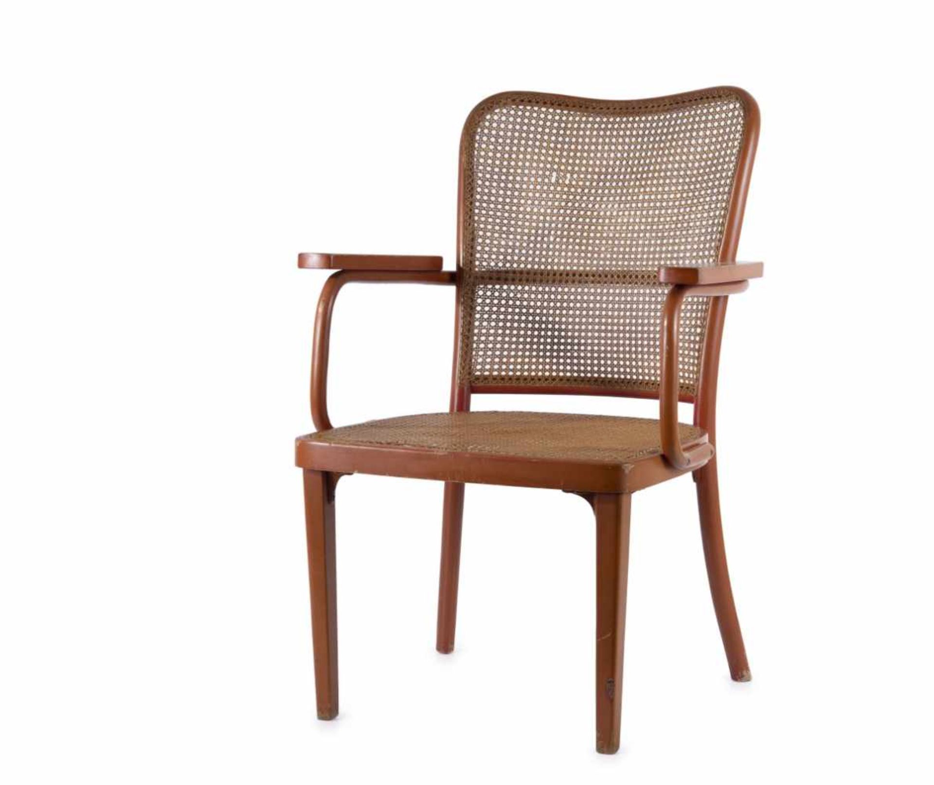 Josef Frank, Stuhl 'A 413 / 2F', 1930Stuhl 'A 413 / 2F', 1930H. 92 x 67 x 65.5 cm. Made by Thonet, - Bild 4 aus 11