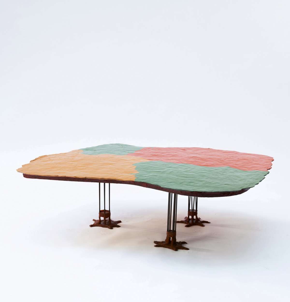 Gaetano Pesce, One-off table, 1992/93One-off table, 1992/93H. 44 x 149 x 128 cm. Synthetic resin, - Image 2 of 9