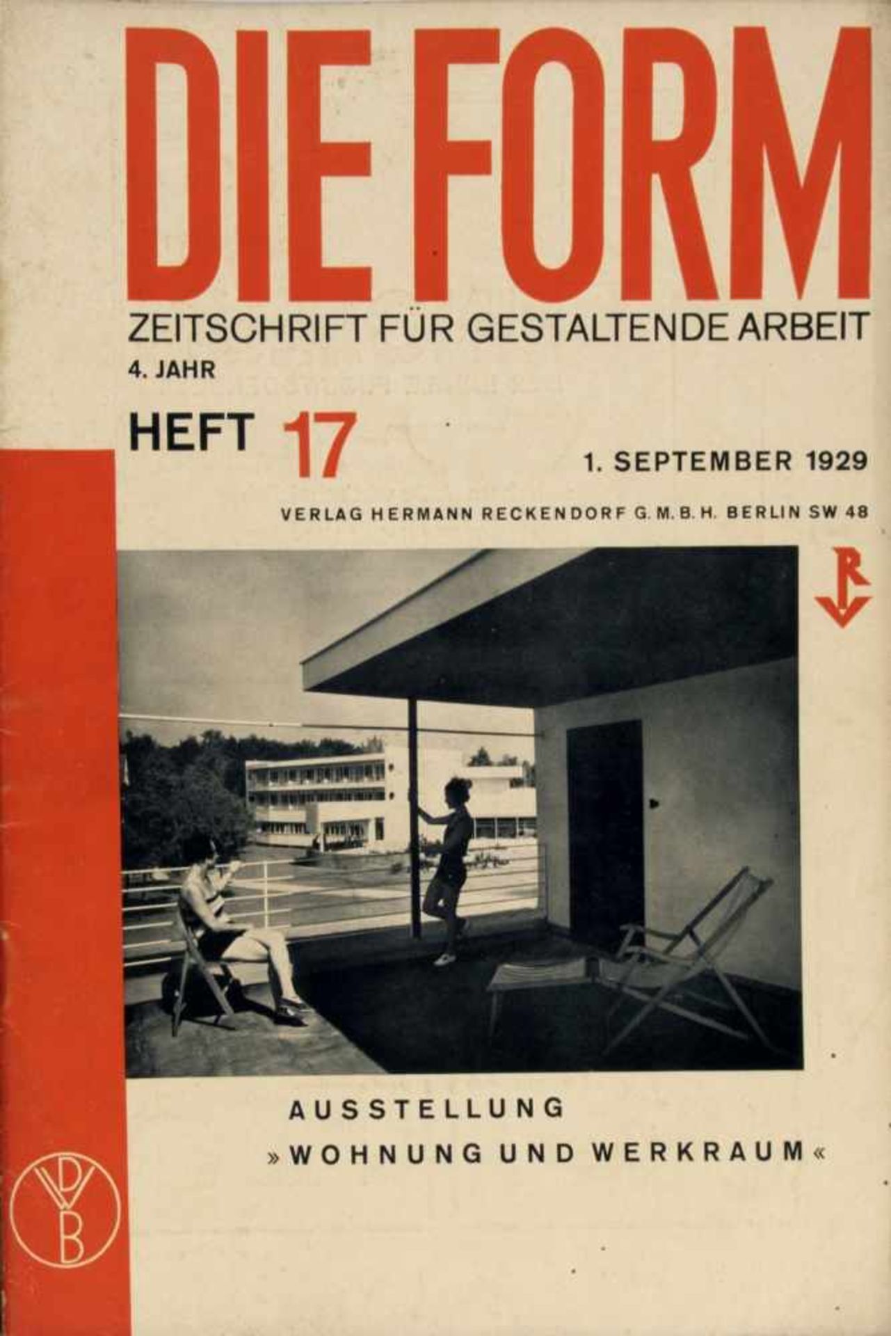 Deutscher Werkbund , Die Form 1929-31Die Form 1929-3125 magazines. Deutscher Werkbund (ed.), Die - Bild 7 aus 20