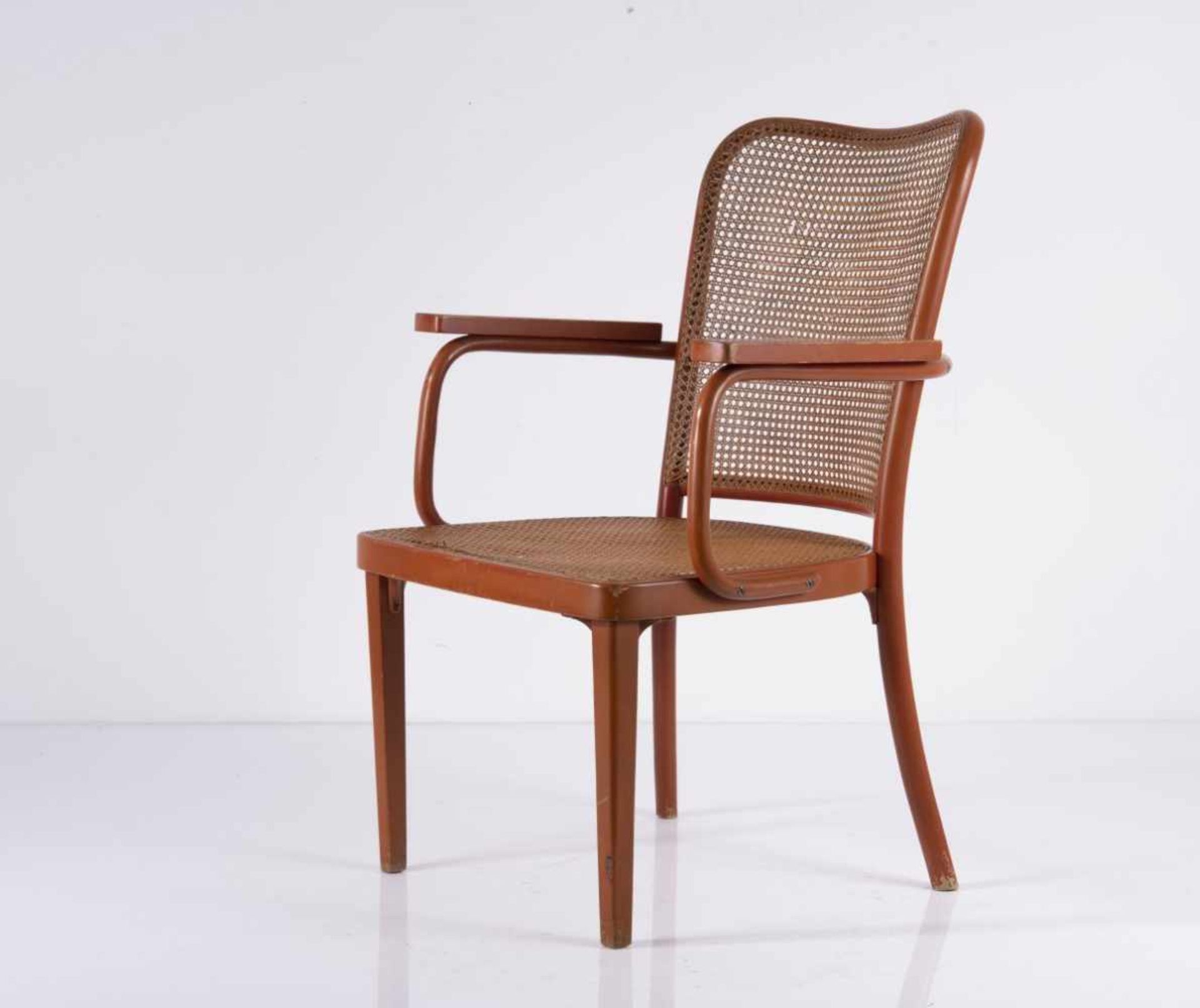 Josef Frank, Stuhl 'A 413 / 2F', 1930Stuhl 'A 413 / 2F', 1930H. 92 x 67 x 65.5 cm. Made by Thonet, - Bild 5 aus 11