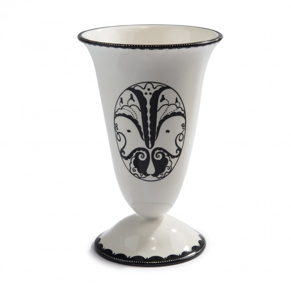 Dagobert Peche, Vase, c. 1912Vase, c. 1912High bell shape on arched round base. H. 17.8 cm. Made