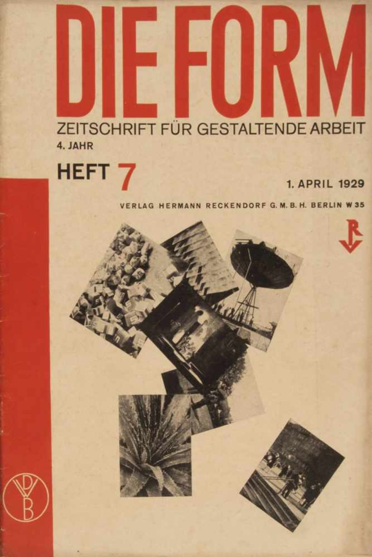 Deutscher Werkbund , Die Form 1929-31Die Form 1929-3125 magazines. Deutscher Werkbund (ed.), Die - Bild 16 aus 20