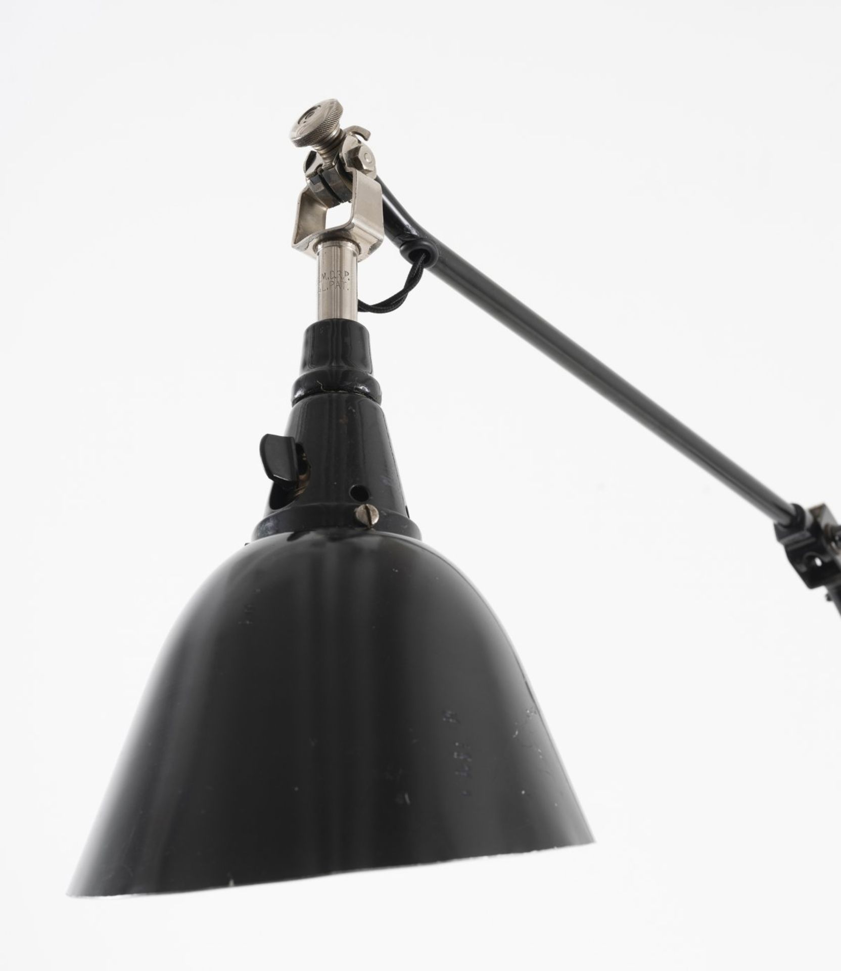 Curt Fischer, Lamp for table attachmentLamp for table attachment'Doppeltischarm No. 114 size I', - Bild 2 aus 6