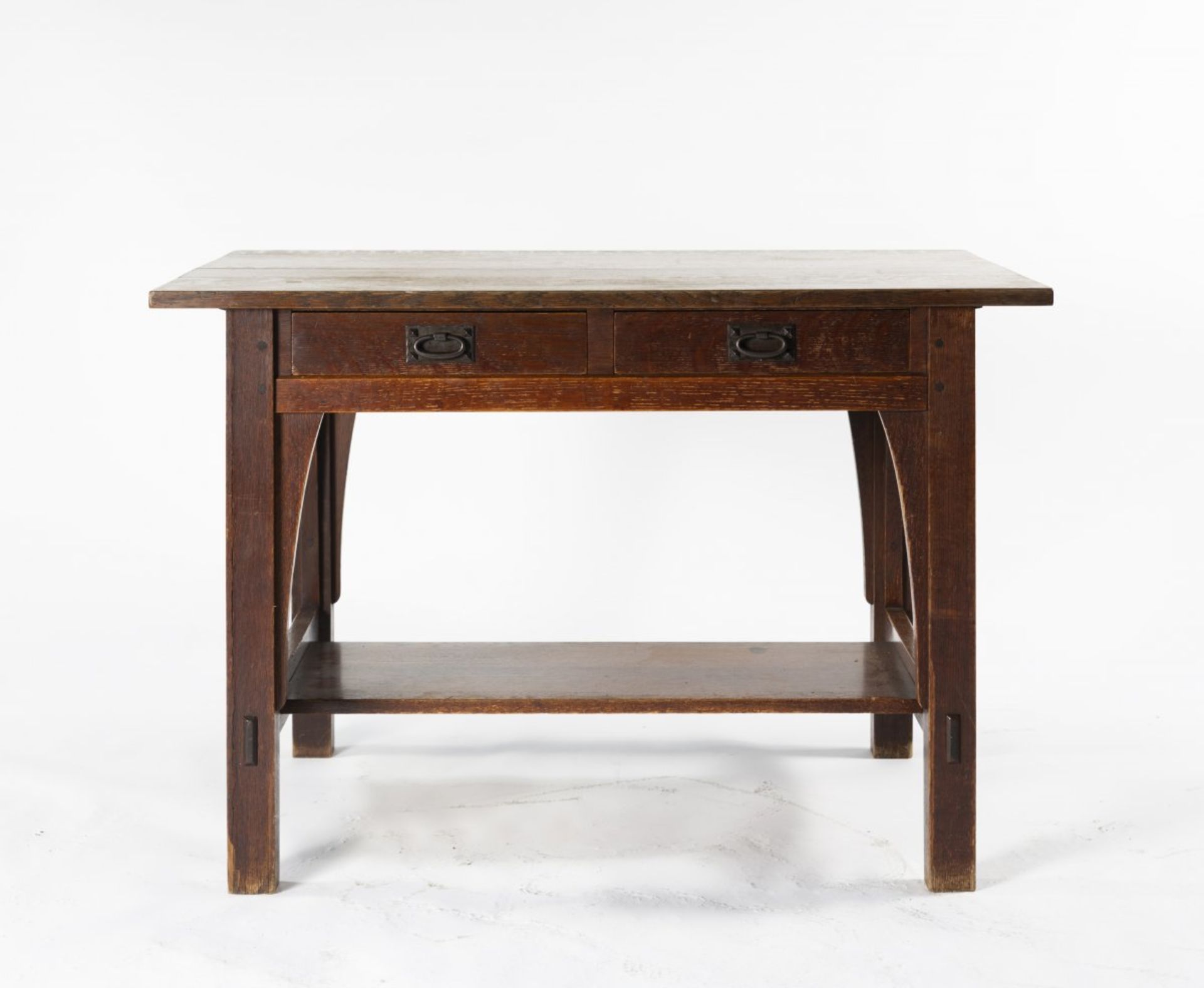 Gustav Stickley, Table, c. 1907Table, c. 1907H. 74 x 107 x 75 cm. Made by Craftsman Workshop, - Bild 2 aus 3