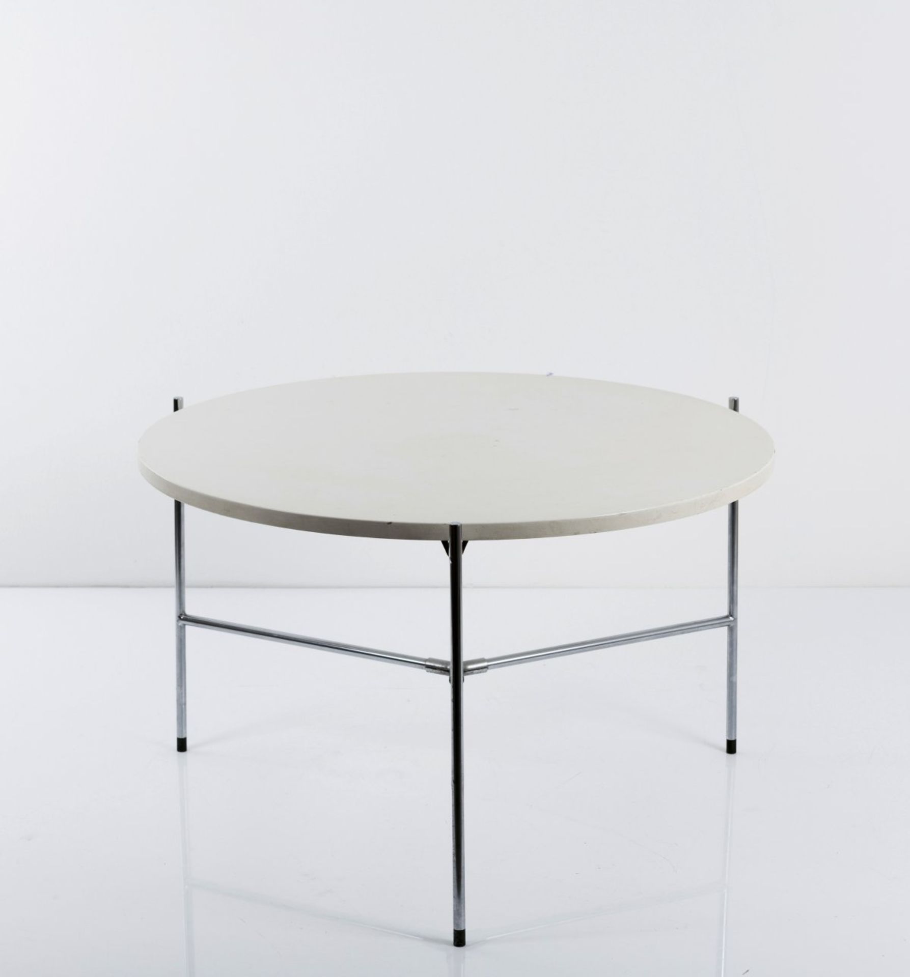 Egon Eiermann, Coffee table, 1962Coffee table, 1962H. 50 cm, D. 83 cm. Made by Wilde & Spieth,