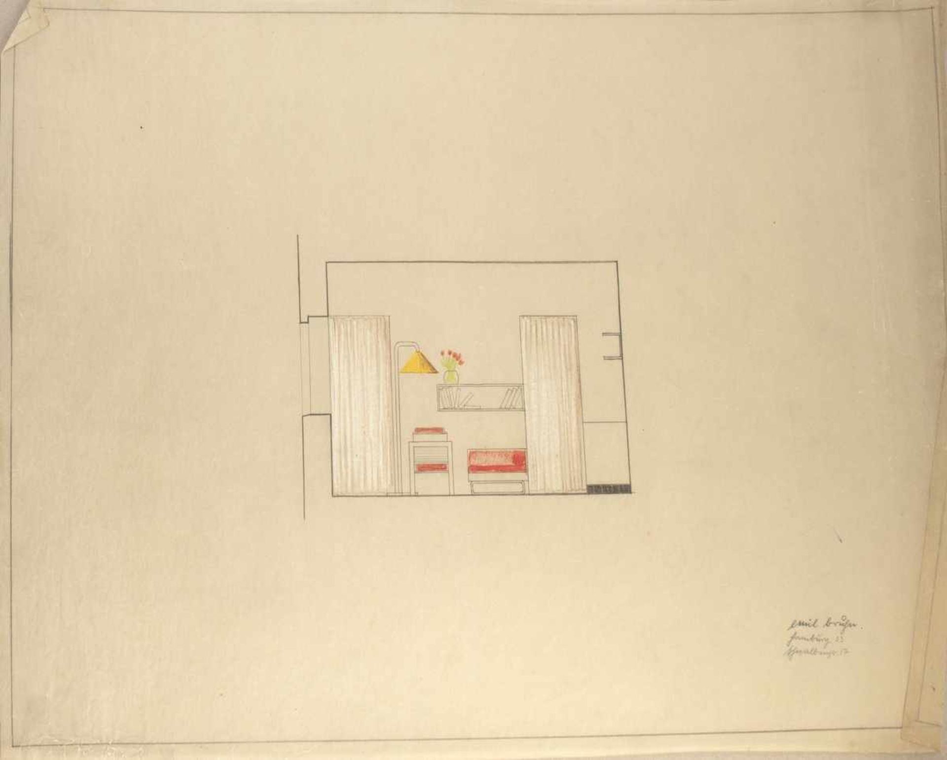 Emil Bruhn, Architectural drawings, c. 1931-33Architectural drawings, c. 1931-3327 drawings in - Bild 13 aus 20