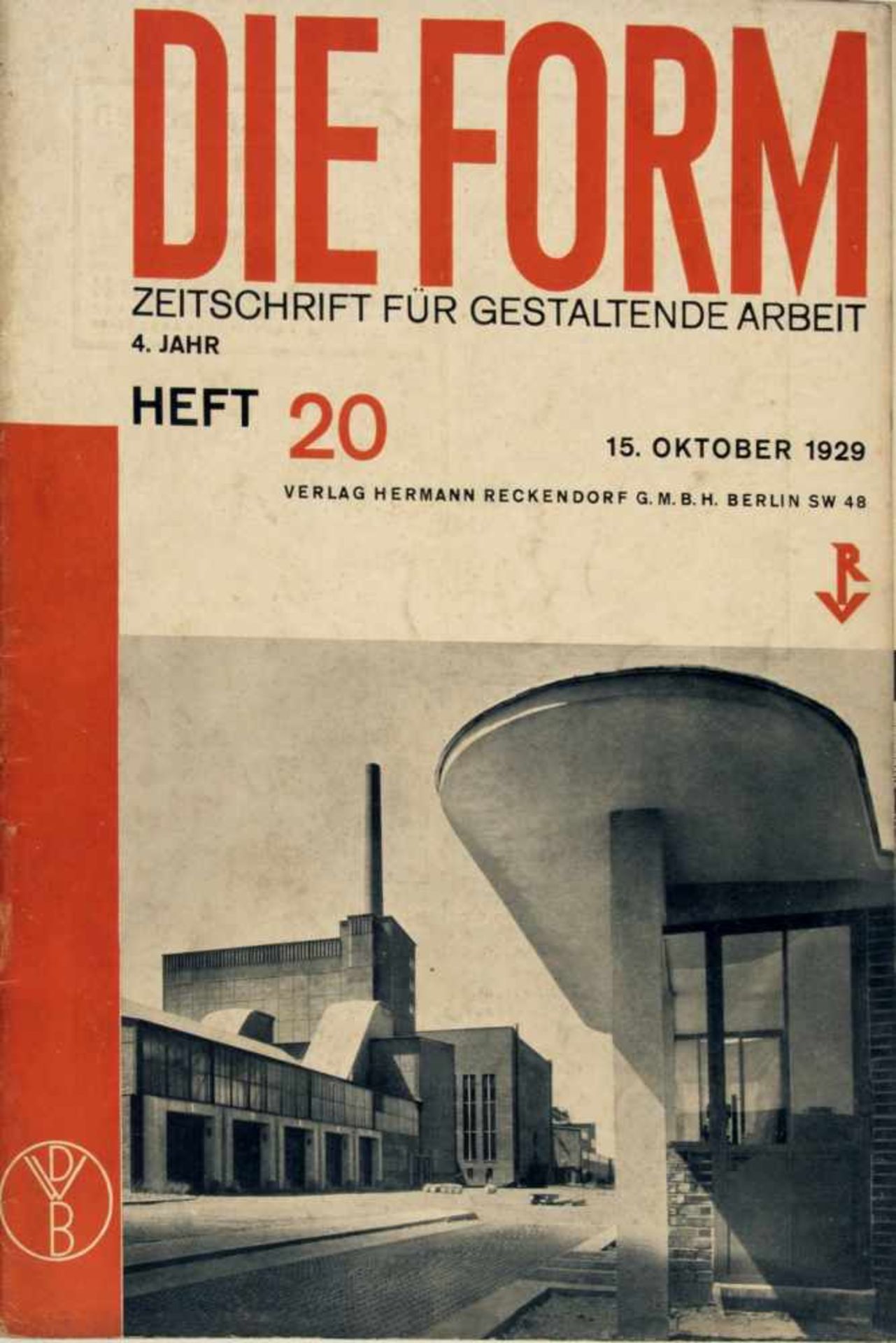 Deutscher Werkbund , Die Form 1929-31Die Form 1929-3125 magazines. Deutscher Werkbund (ed.), Die - Bild 10 aus 20