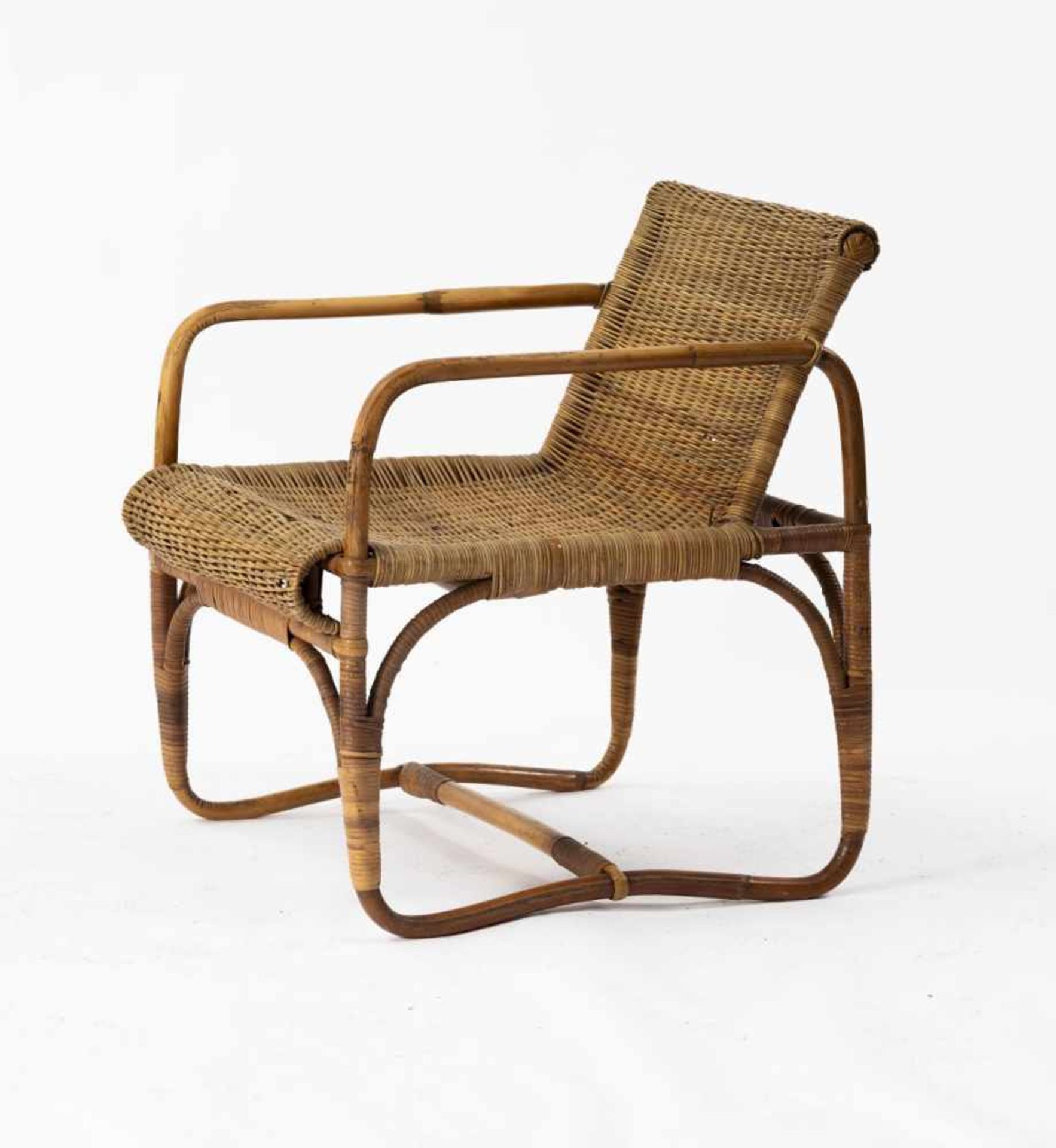 Erich Dieckmann, Armchair, c. 1923Armchair, c. 1923H. 70.5 x 52.5 x 70 cm. Made by Korbmacher-Verein - Bild 4 aus 6