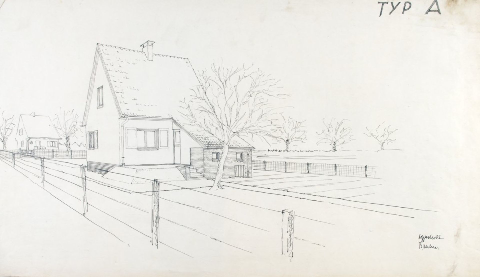Emil Bruhn, Architectural drawings, c. 1931-33Architectural drawings, c. 1931-3327 drawings in - Bild 17 aus 20