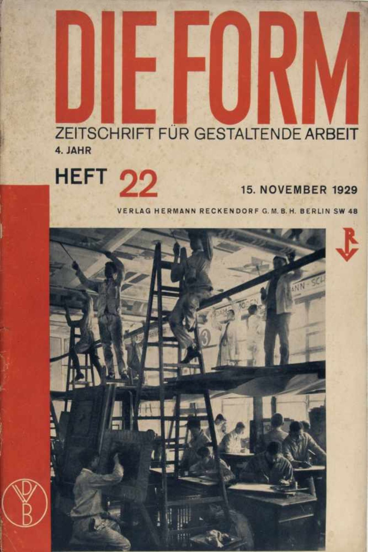 Deutscher Werkbund , Die Form 1929-31Die Form 1929-3125 magazines. Deutscher Werkbund (ed.), Die - Bild 13 aus 20