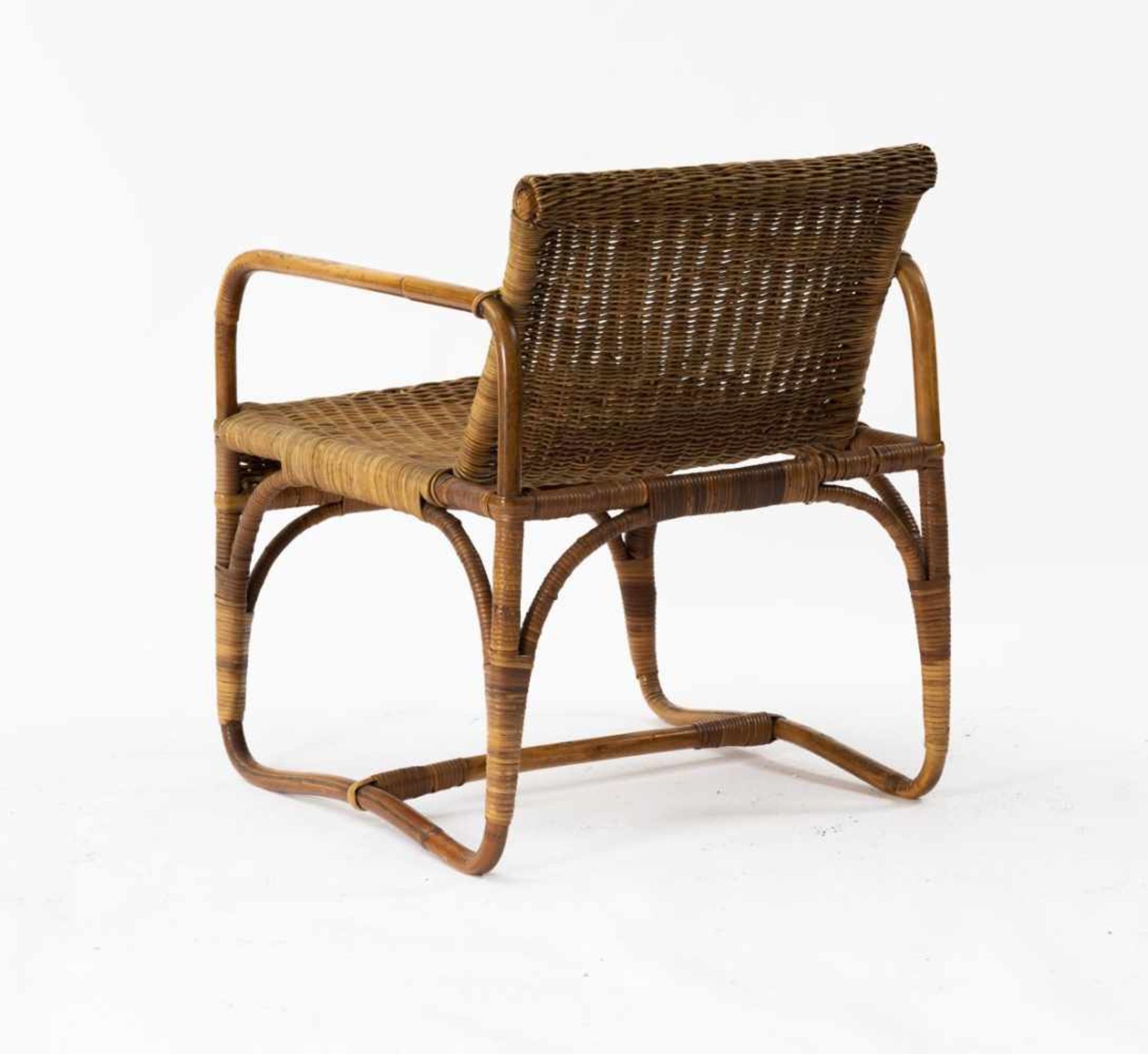 Erich Dieckmann, Armchair, c. 1923Armchair, c. 1923H. 70.5 x 52.5 x 70 cm. Made by Korbmacher-Verein - Bild 3 aus 6