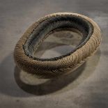 Nel Linssen, Necklace, 2000Necklace, 2000Reinforced paper in black, brown and red, elastic band. 177