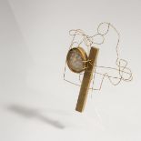 Ted Noten, Brooch, 1995Brooch, 1995Gold, wire, cameo. 20 grams. 12.3 x 9 cm. Signed: artist's