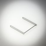 Herman Hermsen, Brooch, 1980Brooch, 1980Wire, painted gray. 4 grams. 5.8 x 5.8 cm. Unsigned.From the