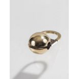 Arnaldo Pomodoro, Ring, 1967Ring, 196718 ct yellow and white gold. 26 grams. Inner circumference