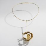 Klaus Ullrich, Necklace, 1960sNecklace, 1960s18ct yellow gold, pearls. 61 grams. L. 25 cm. Signed: