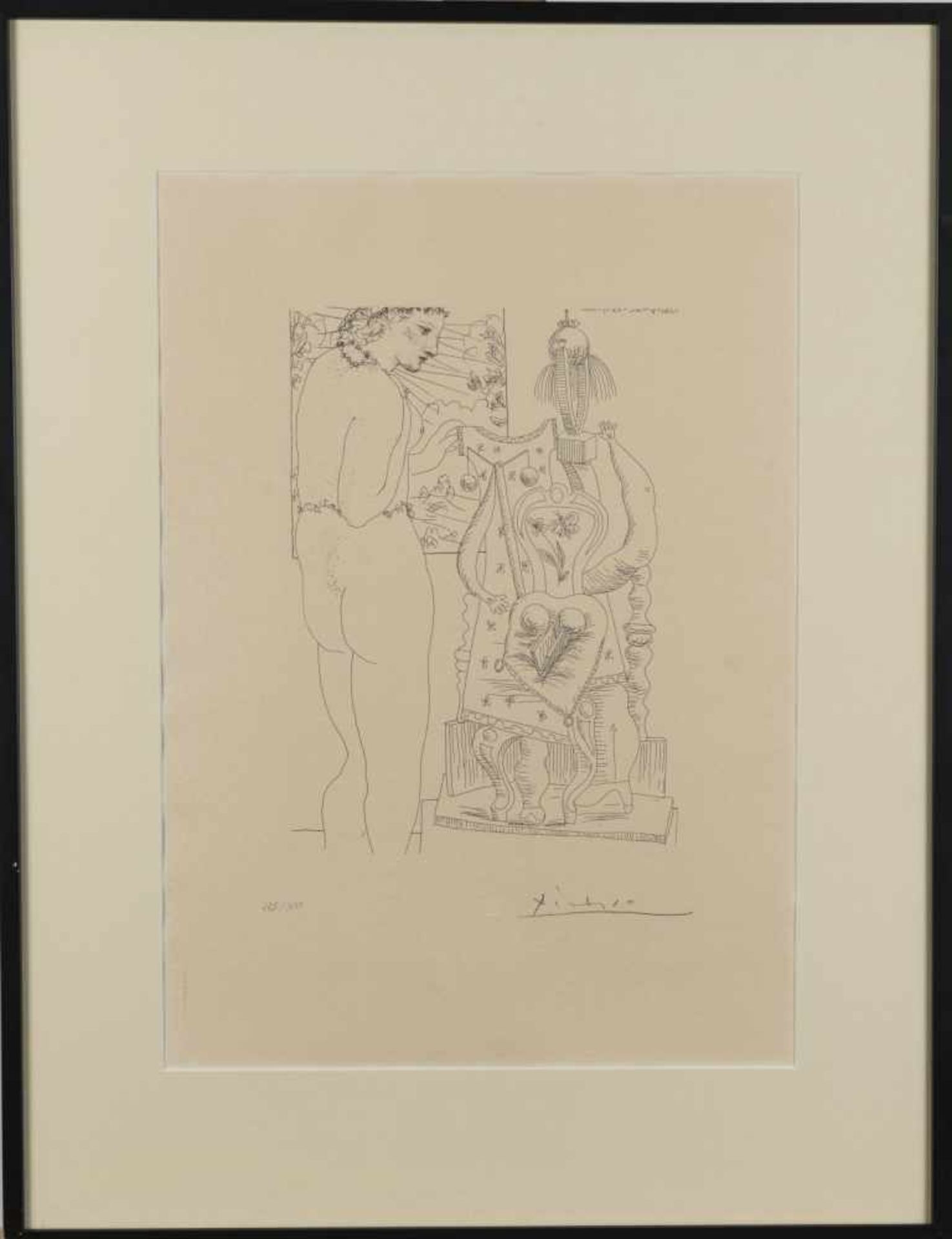 after Pablo Picasso (Málaga 1881 - 1973 Mougins), 'Modéle et sculpture surréaliste' from: 'Suite