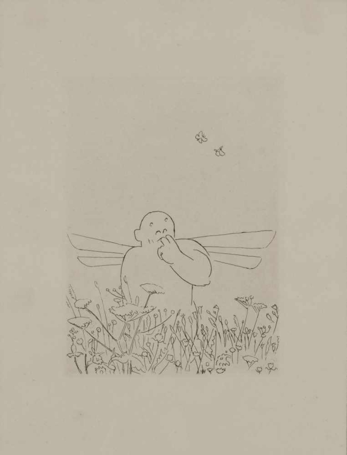 Olaf Gulbransson (Christiania 1873 - 1958 Schererhof am Tegernsee), Untitled (Easter Bunny and - Bild 5 aus 5