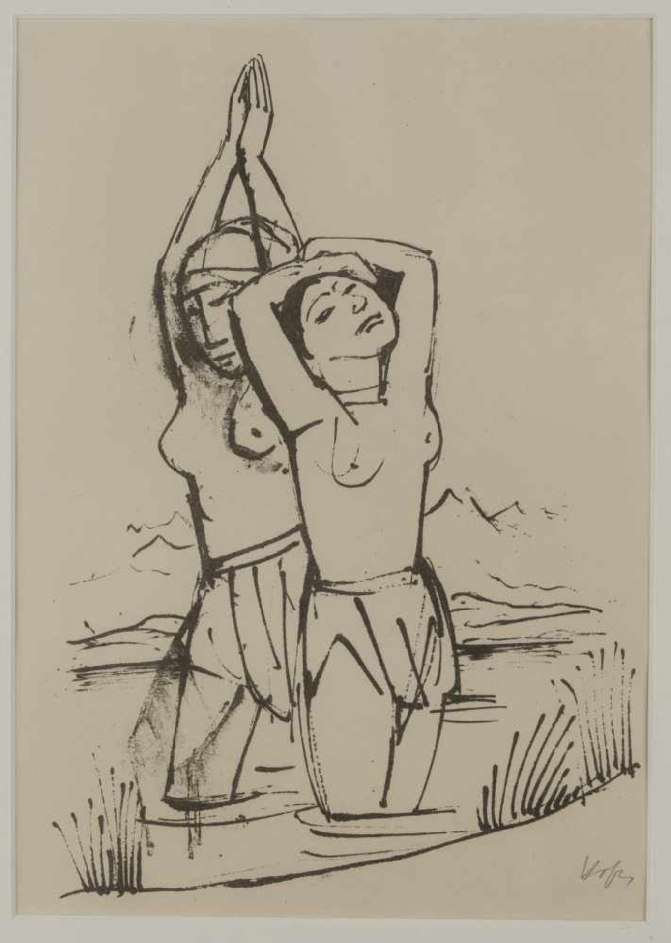 Carl Hofer, 'Zenana' (11 lithographs from the same portfolio), 1923'Zenana' (11 lithographs from the - Bild 2 aus 10