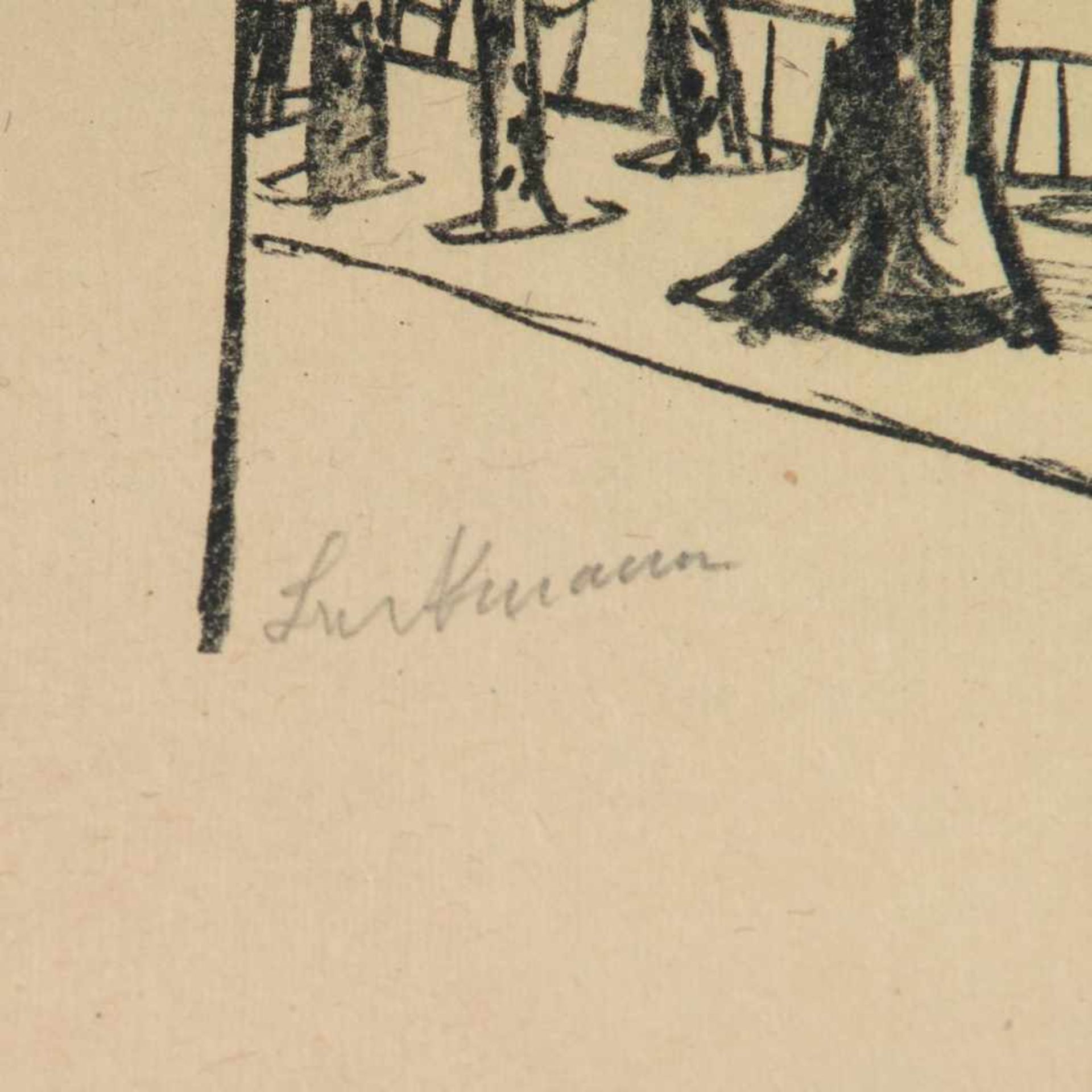 Max Beckmann (Leipzig 1884 - 1950 New York), 'River Landschape', 1923'River Landschape', 1923Max - Bild 2 aus 2