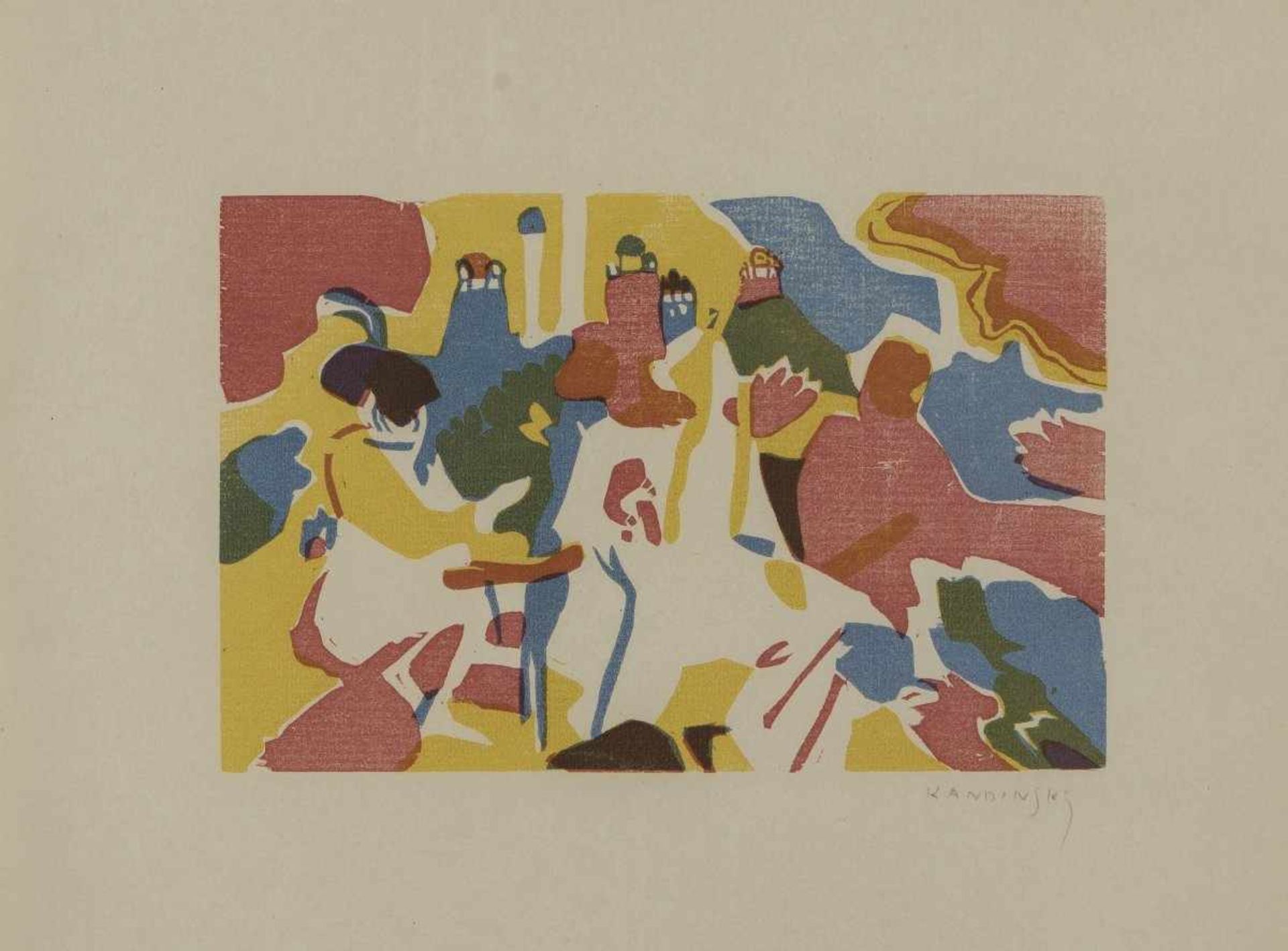 Wassily Kandinsky, 'Orientalisches' from 'Klänge', 1911'Orientalisches' from 'Klänge', 1911Color