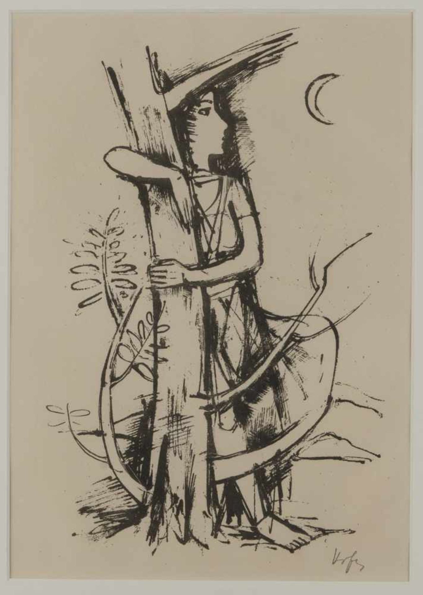 Carl Hofer, 'Zenana' (11 lithographs from the same portfolio), 1923'Zenana' (11 lithographs from the - Bild 10 aus 10