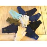 Ten pairs of Lamora angora and wool gloves - various colours and one size. (10)