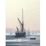 Anthony Ostler, print, pencil titled East Coast Morning, limited edition numbered 148/300, signed,