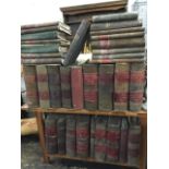 A quantity of Edwardian leather bound ledgers, the account books detailing sales and records of