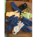 Ten pairs of Lamora angora and wool gloves - various colours and one size. (10)