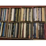 A collection of boxed vinyl classical LPs, mainly opera - Bizet, Verdi, Puccini, Wagner,
