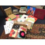 A collection of vinyl LPs, 78s and singles, mainly light music, pop, collections, etc; and