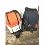 Two cased pairs of Head ski boots - size 8 & 9. (2)
