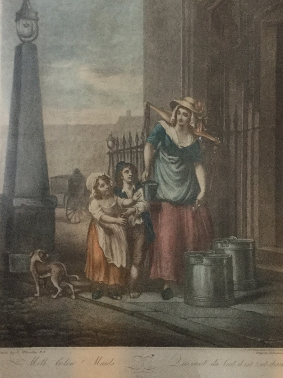 Two Cries of London prints after Wheatly, Milk below Maids and Do you want any Matches, mounted - Image 3 of 6