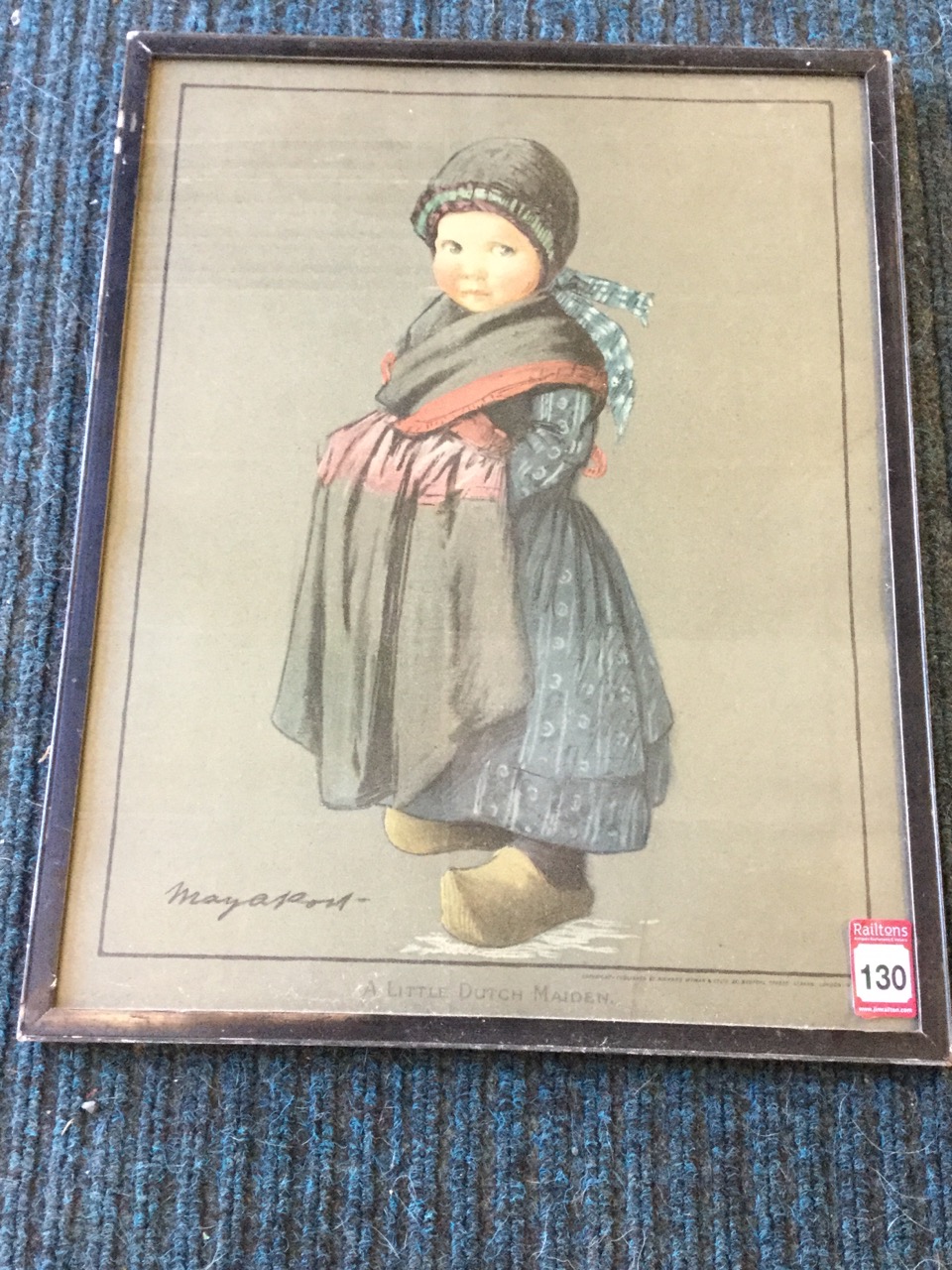 An Edwardian Mayaport print titled A Little Dutch Maiden, published by Richard Wyman & Co, in - Image 2 of 6