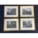 Samuel Howitt, a set of four handcoloured shooting engravings - grouse, pheasant, woodcock and duck,