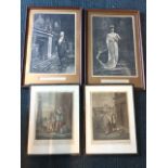 Two Cries of London prints after Wheatly, Milk below Maids and Do you want any Matches, mounted