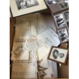 Miscellaneous ephemera relating to a Scottish family, albums, colonial service papers, concert