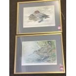 Basil Ede, a pair, limited edition lithographic prints published by the Tryon Gallery of a