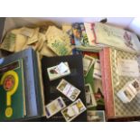 Miscellaneous cigarette card albums - mainly Wills sets, scrap books, flowers & nature books,