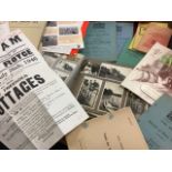 Miscellaneous ephemera including civil defence publications, a family photograph album from the 20s,